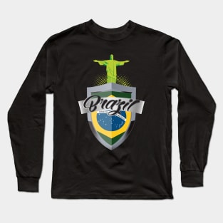 Brazil Shield Long Sleeve T-Shirt